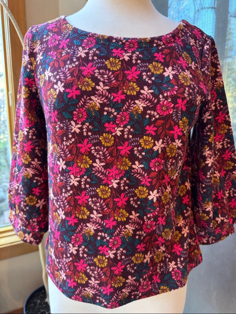 Anthropologie Maeve Floral Top